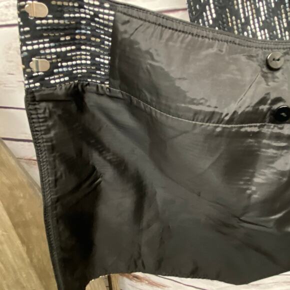 H&M Low Waist Elegant Mini Wrap Skirt Size 10 A-Line Thick Lined Warm - Picture 7 of 11